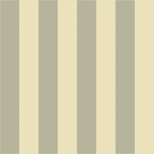 Stone & Cream – Classic Stripe Wallpaper - true-scale 62 cm swatch