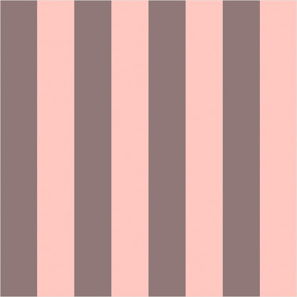 Taupe & Blush – Classic Stripe Wallpaper - true-scale 62 cm swatch