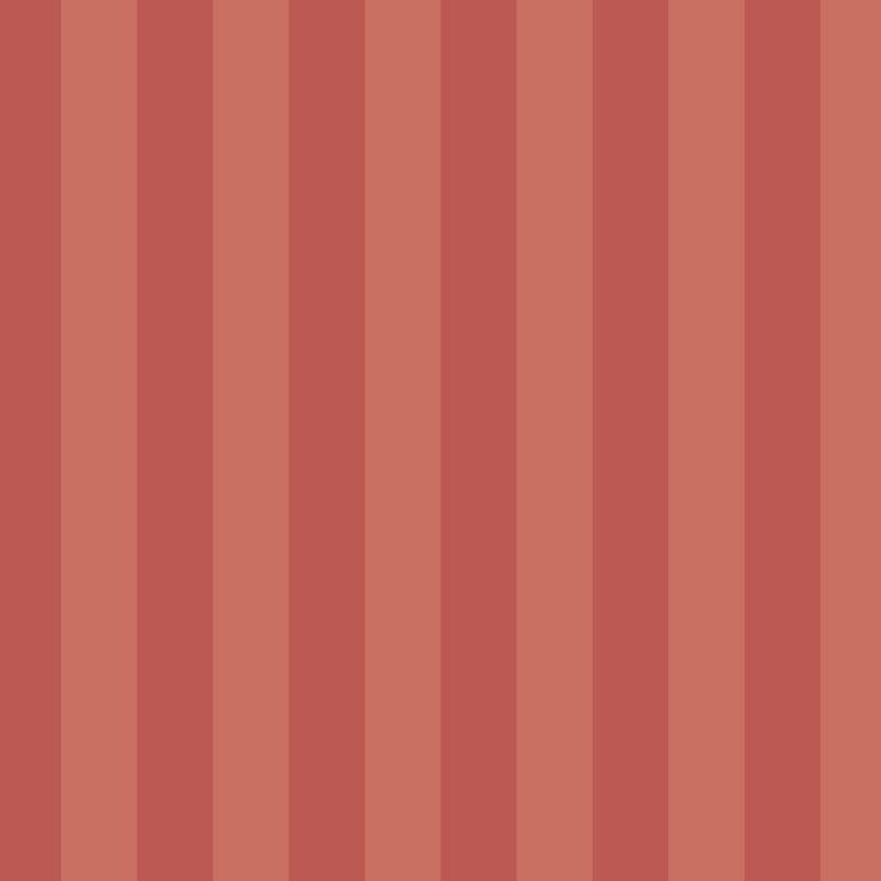 Classic Stripe Wallpaper in Terracotta & Baked Clay – bold stripes on a baked clay ground