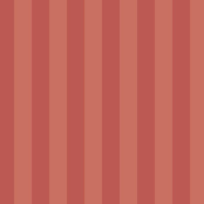Classic Stripe Wallpaper in Terracotta & Baked Clay – bold stripes on a baked clay ground
