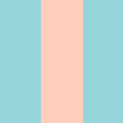 Extra-Wide Stripe Wallpaper – Aqua & Peach – wallpaper pattern detail