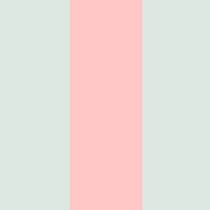 Extra-Wide Stripe Wallpaper – Mint & Blush – wallpaper pattern detail
