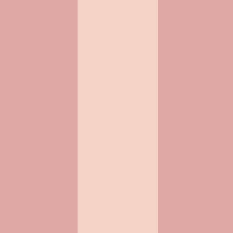 Extra-Wide Stripe Wallpaper – Rose & Cream – wallpaper pattern detail