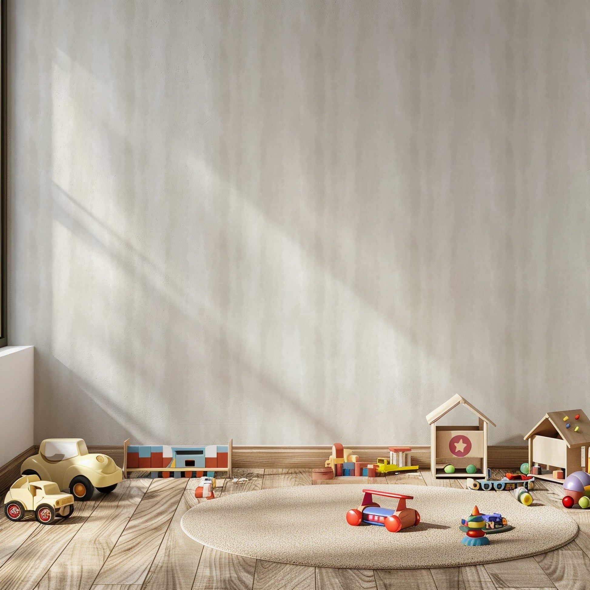 Cloud Dancer wallpaper in a nursery and children's room