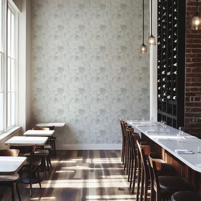 Cloudy Watercolor wallpaper in a hospitality and commercial space