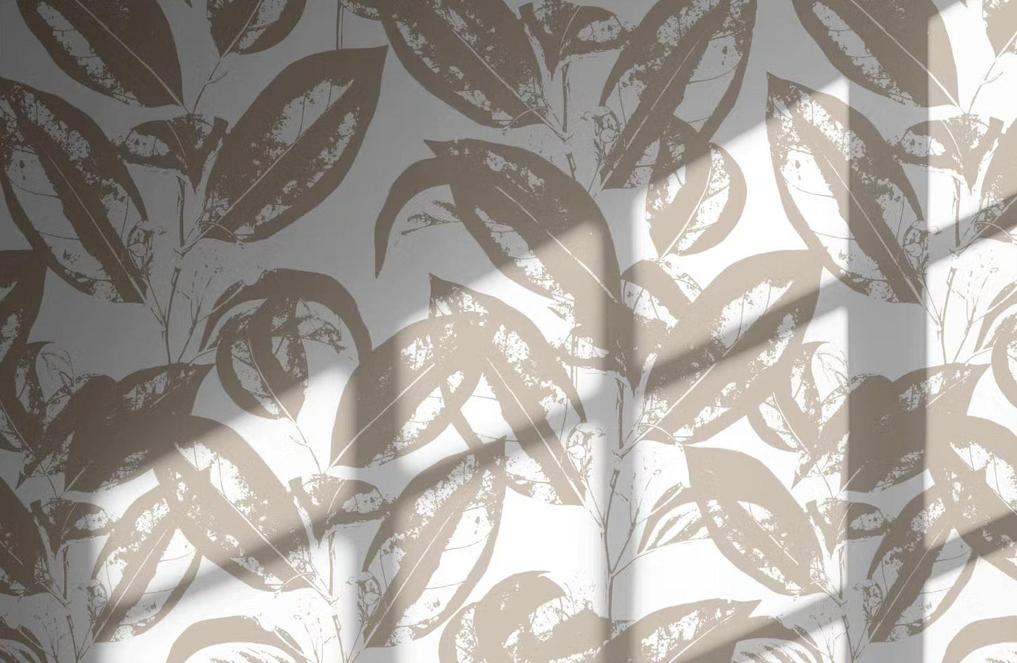Cream Leaves-PAMPA Wallcoverings