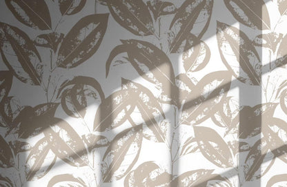 Cream Leaves-PAMPA Wallcoverings