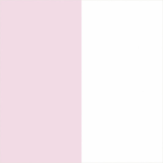Cloud & Blush extra-wide stripe wallpaper, true-scale 62 cm swatch
