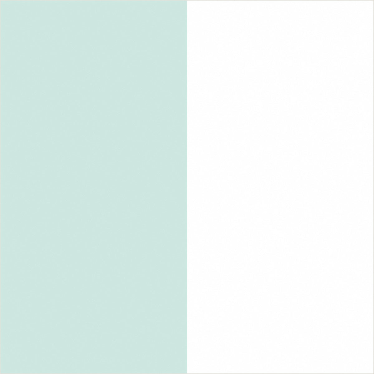 Cloud & Mint extra-wide stripe wallpaper, true-scale 62 cm swatch
