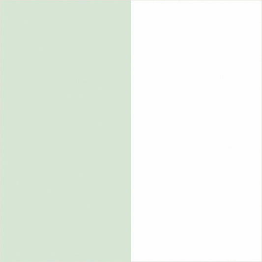 Cloud & Sage extra-wide stripe wallpaper, true-scale 62 cm swatch