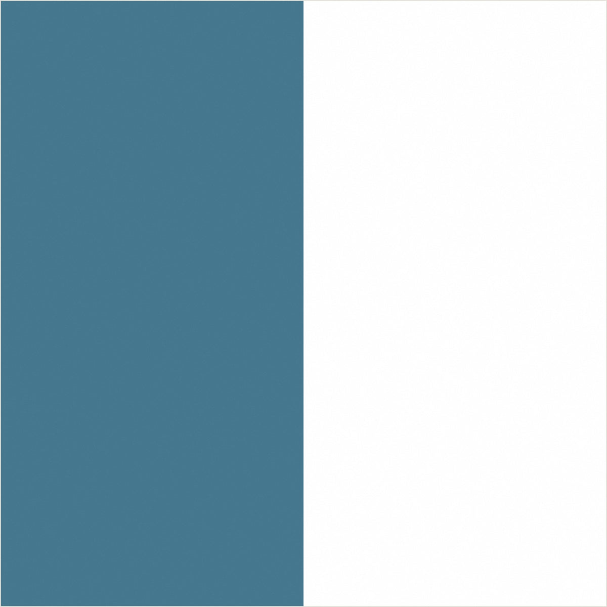 Cloud & Steel Blue extra-wide stripe wallpaper, true-scale 62 cm swatch