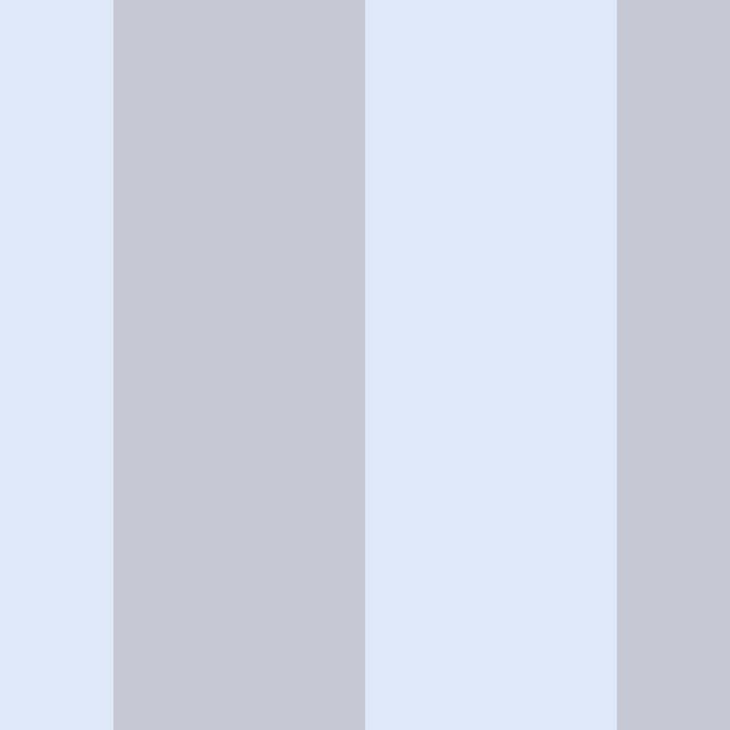 Extra-Wide Stripe Wallpaper in Dove Grey & Powder Blue – statement, extra-wide stripes on a powder blue ground
