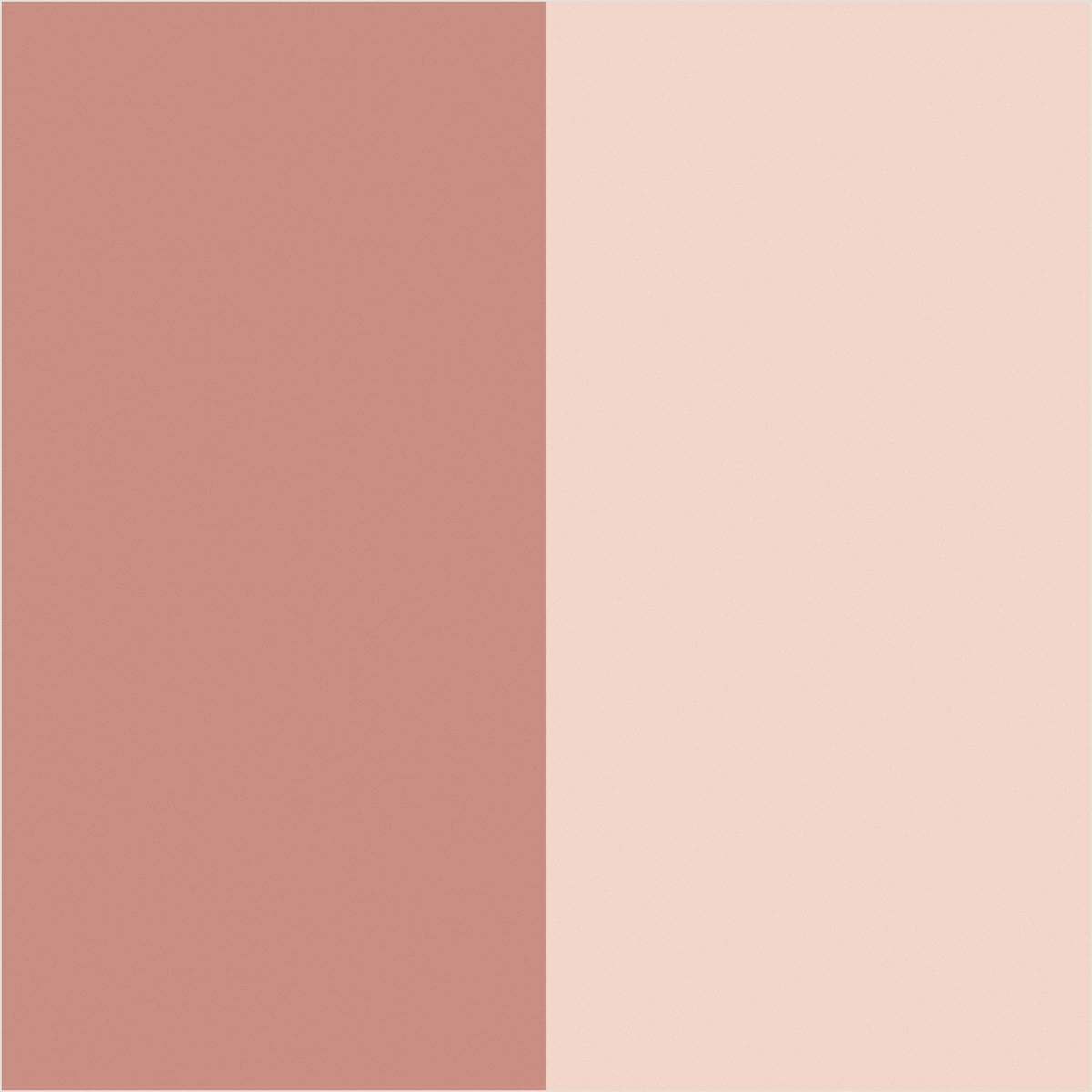 Dusty Rose & Apricot Blush – Extra-Wide Stripe Wallpaper - true-scale 62 cm swatch