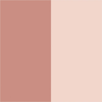Dusty Rose & Apricot Blush – Extra-Wide Stripe Wallpaper - true-scale 62 cm swatch