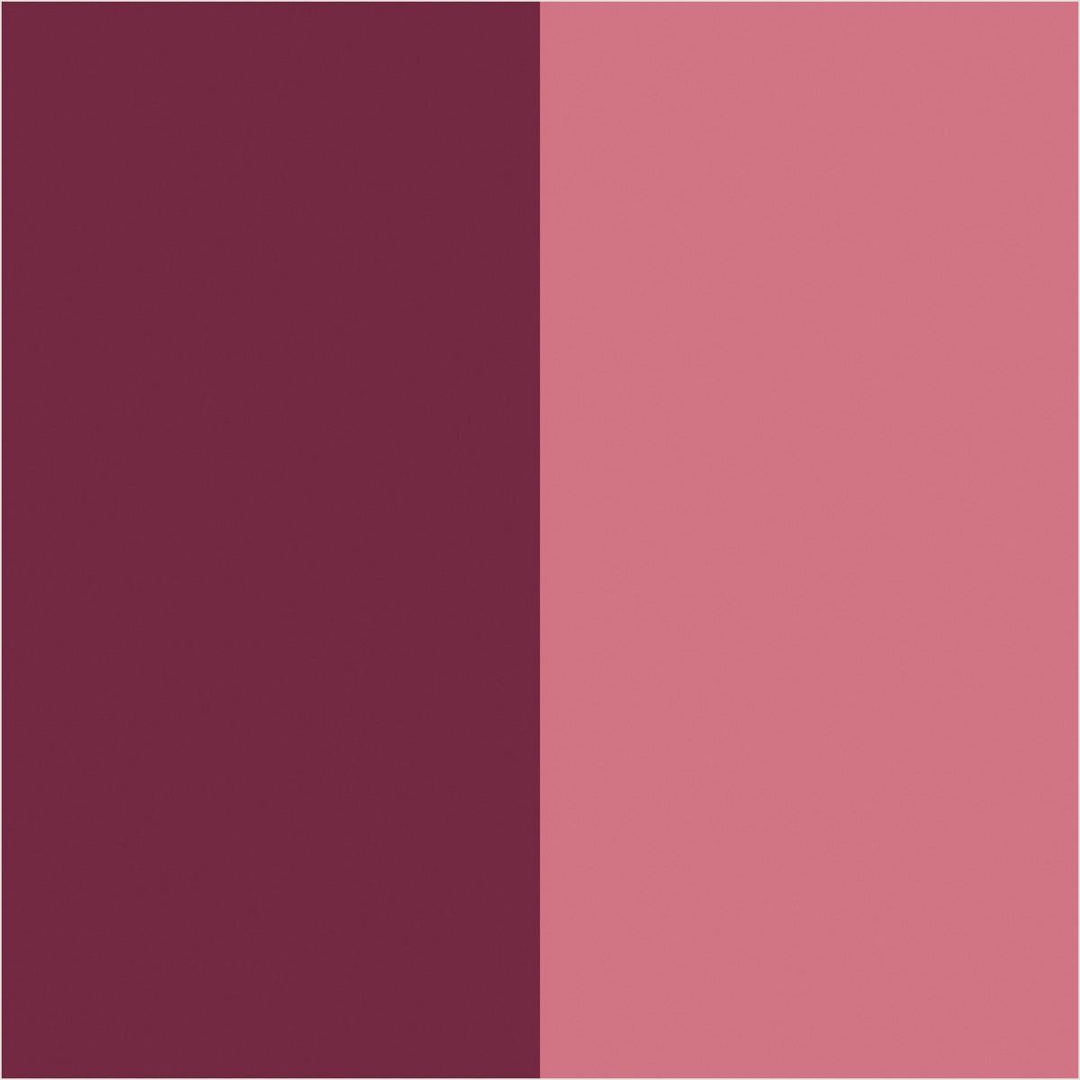 Merlot & Blush extra-wide stripe wallpaper, true-scale 62 cm swatch