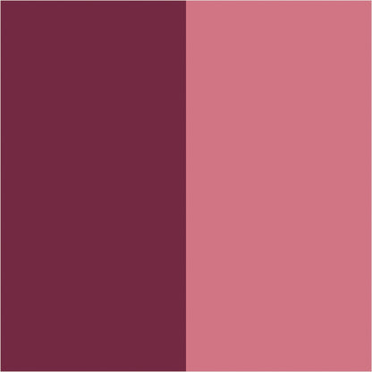 Merlot & Blush extra-wide stripe wallpaper, true-scale 62 cm swatch