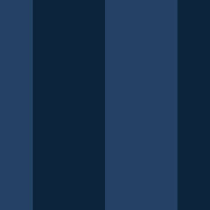 Extra-Wide Stripe Wallpaper in Midnight Navy & Indigo – statement, extra-wide stripes on an indigo ground