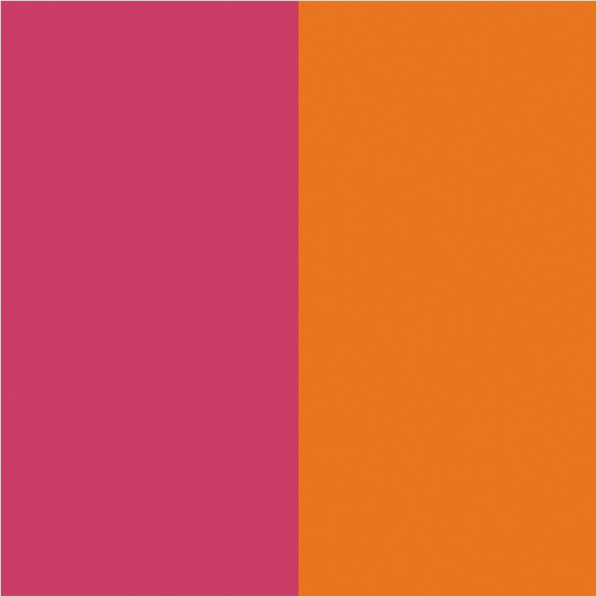 Pink & Tangerine extra-wide stripe wallpaper, true-scale 62 cm swatch