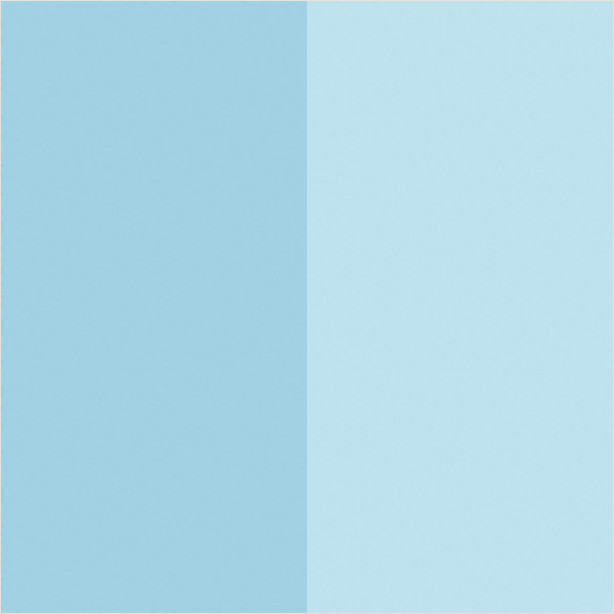Powder & Sky extra-wide stripe wallpaper, true-scale 62 cm swatch