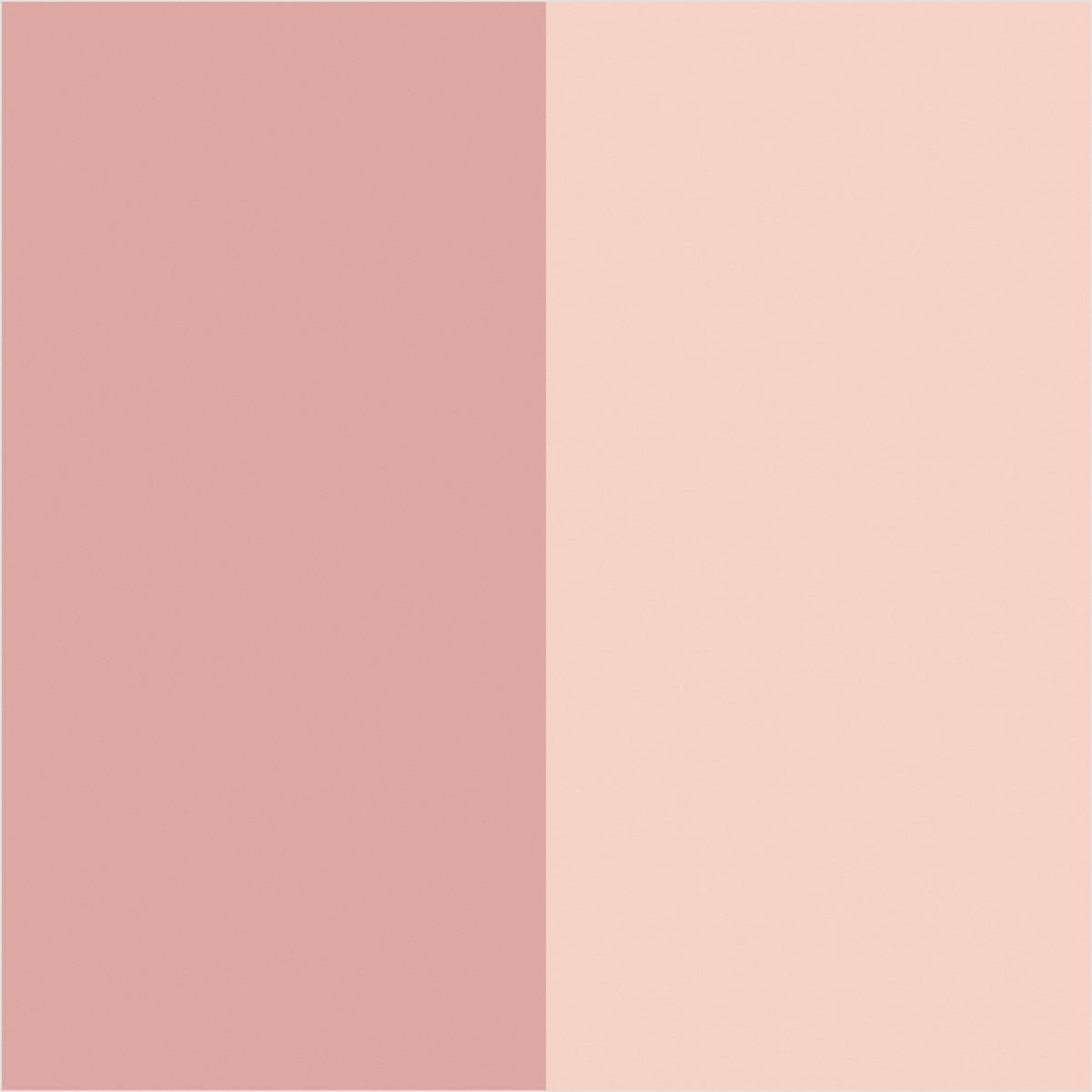 Rose & Cream extra-wide stripe wallpaper, true-scale 62 cm swatch