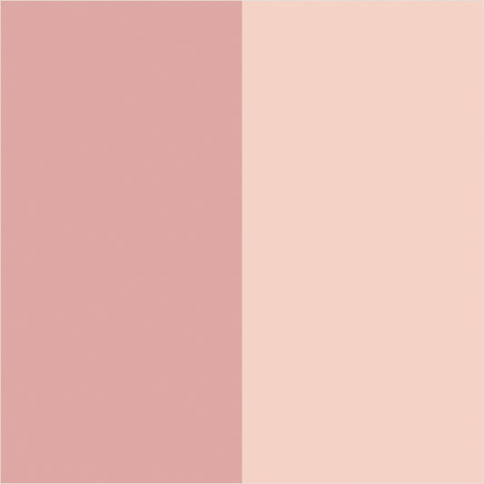 Rose & Cream extra-wide stripe wallpaper, true-scale 62 cm swatch