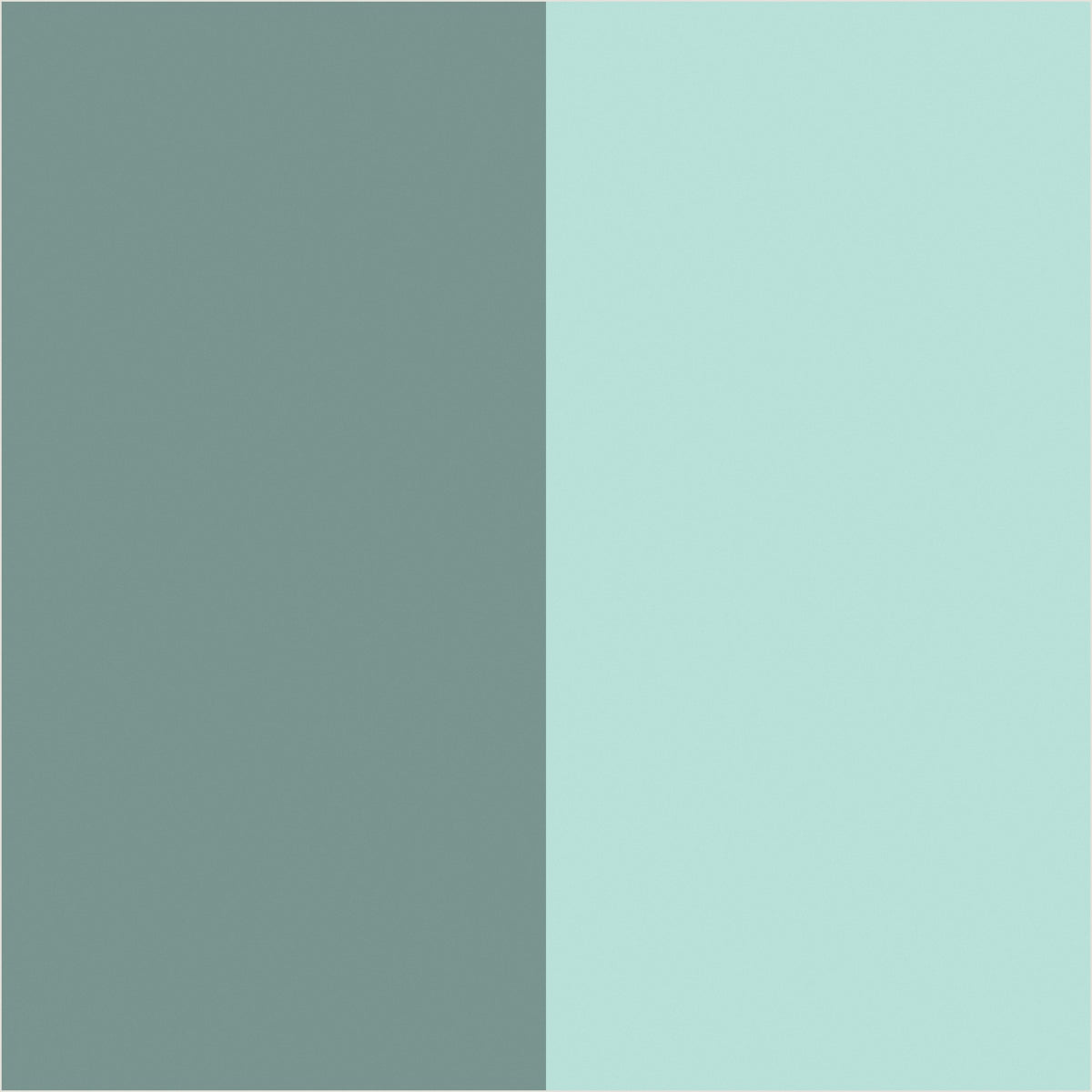 Sage Grey & Sea Mint – Extra-Wide Stripe Wallpaper - true-scale 62 cm swatch