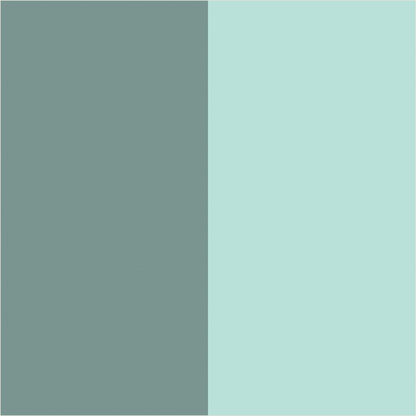 Sage Grey & Sea Mint – Extra-Wide Stripe Wallpaper - true-scale 62 cm swatch