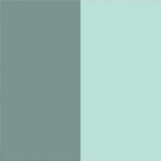 Sage Grey & Sea Mint – Extra-Wide Stripe Wallpaper - true-scale 62 cm swatch