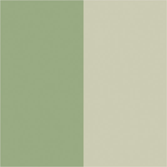 Sand & Sage extra-wide stripe wallpaper, true-scale 62 cm swatch