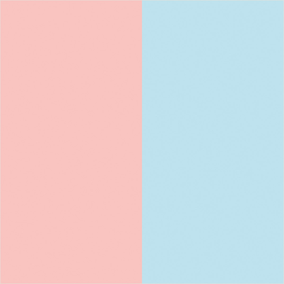 Sky & Blush extra-wide stripe wallpaper, true-scale 62 cm swatch