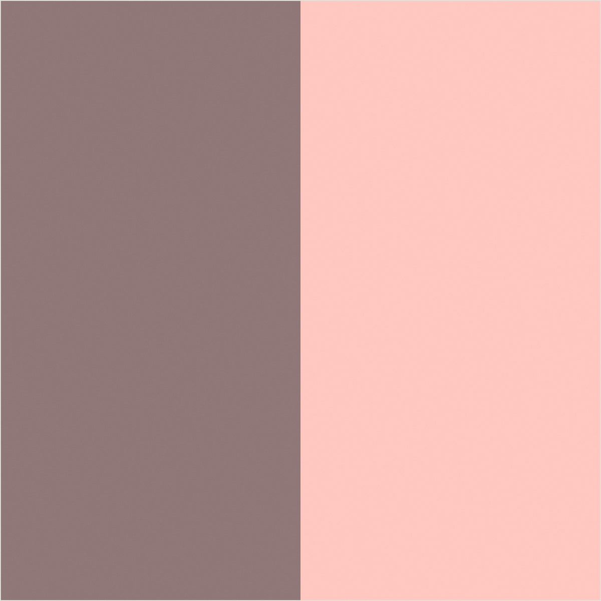 Taupe & Blush extra-wide stripe wallpaper, true-scale 62 cm swatch