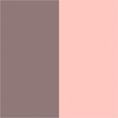 Taupe & Blush extra-wide stripe wallpaper, true-scale 62 cm swatch
