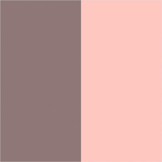 Taupe & Blush extra-wide stripe wallpaper, true-scale 62 cm swatch