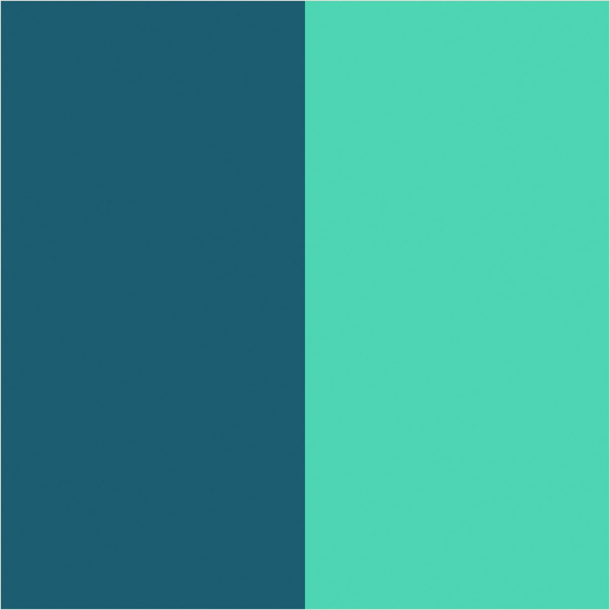 Teal & Navy extra-wide stripe wallpaper, true-scale 62 cm swatch