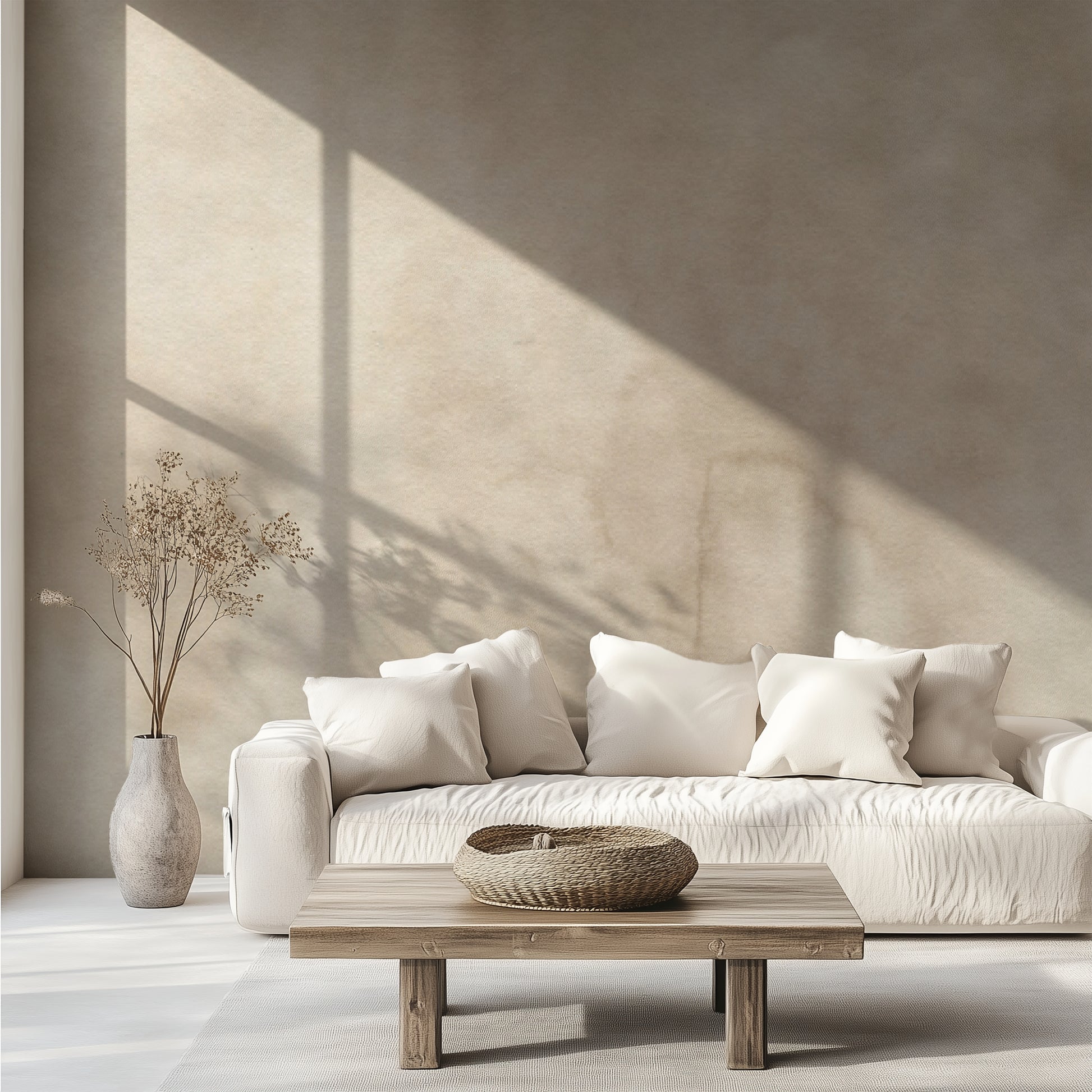 Modern Oasis Ivory - Murals Collection-PAMPA Wallcoverings