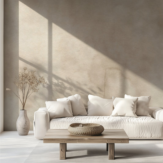 Modern Oasis Ivory - Murals Collection-PAMPA Wallcoverings