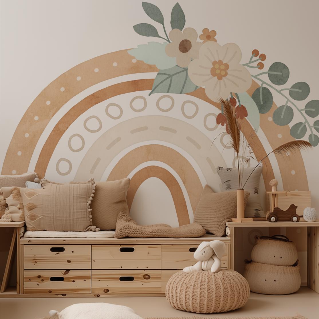Rainbow Mural 1-PAMPA Wallcoverings