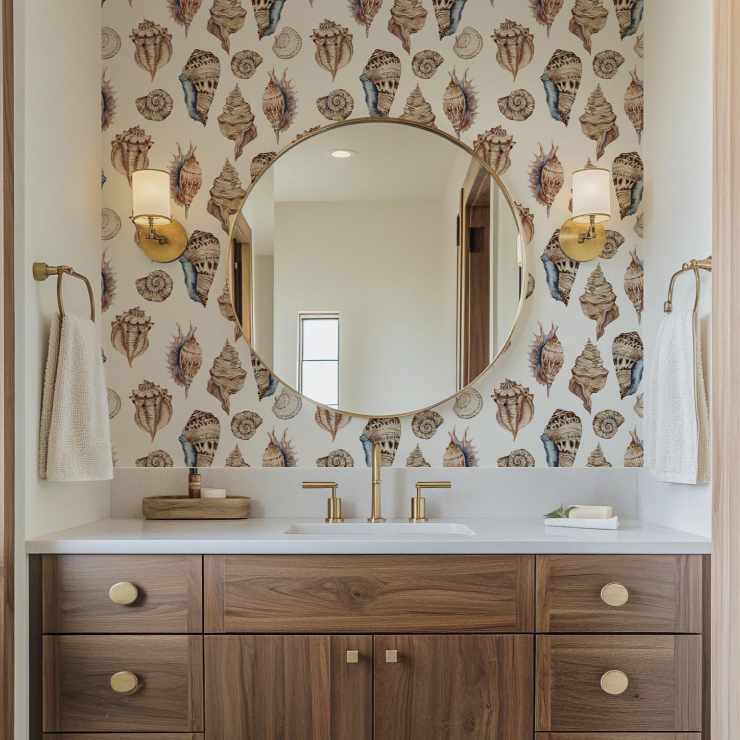 Seashells-PAMPA Wallcoverings