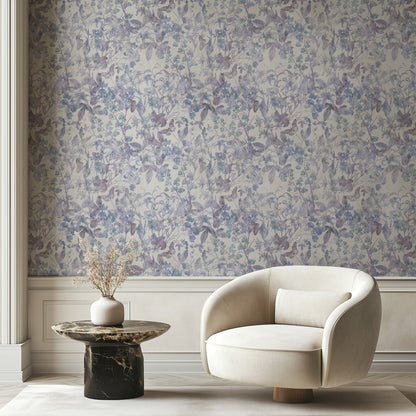 Subtle Butterflies 2 soft kids wallpaper with delicate butterfly motifs in a living room