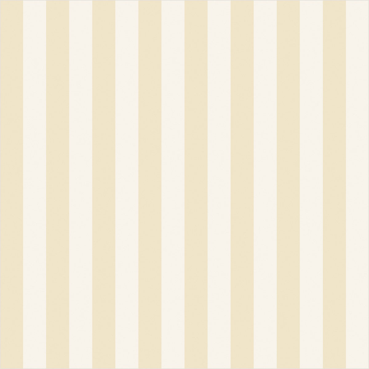 Buttercream & Warm Ivory – Thin Stripe Wallpaper - true-scale 62 cm swatch