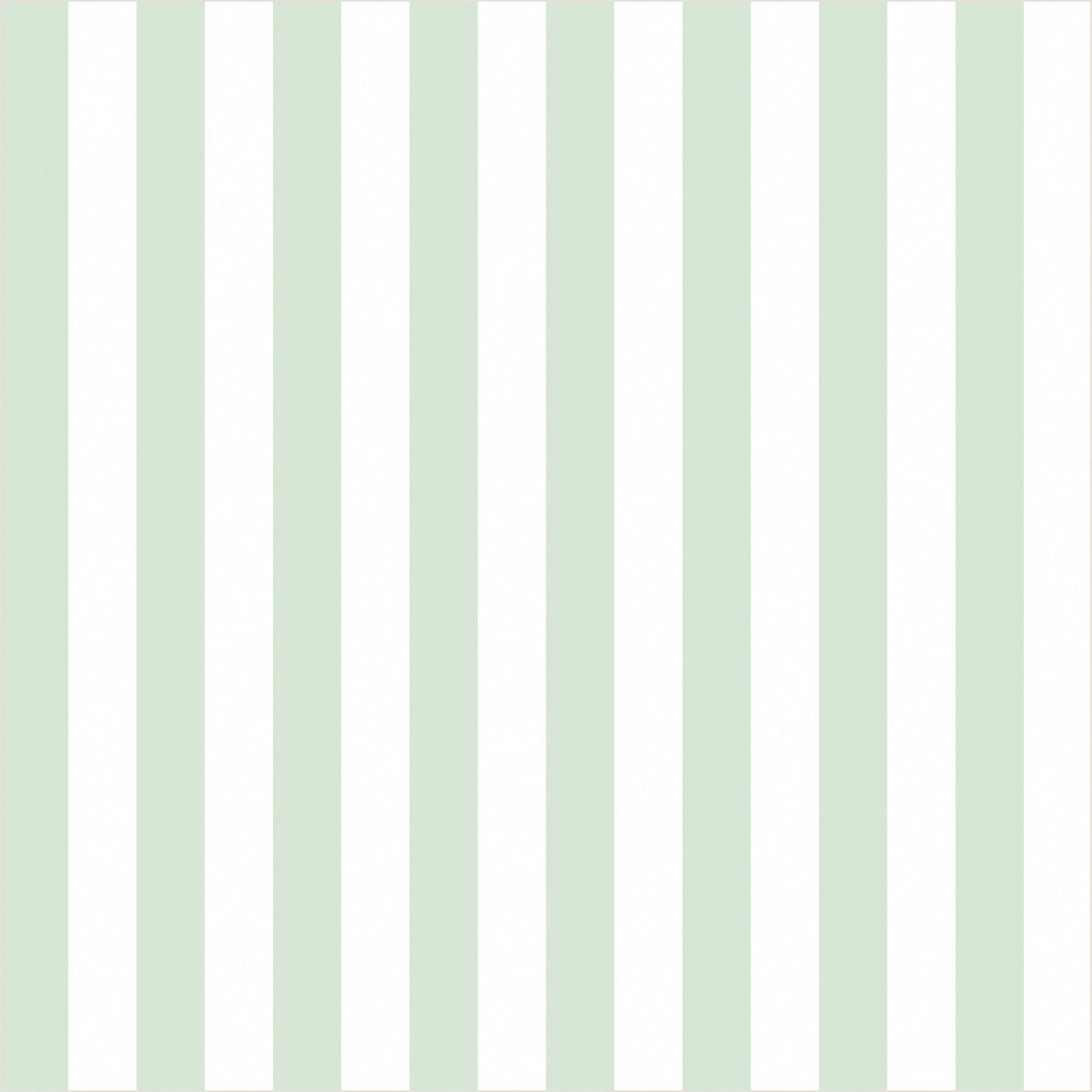 Cloud & Sage – Thin Stripe Wallpaper - true-scale 62 cm swatch