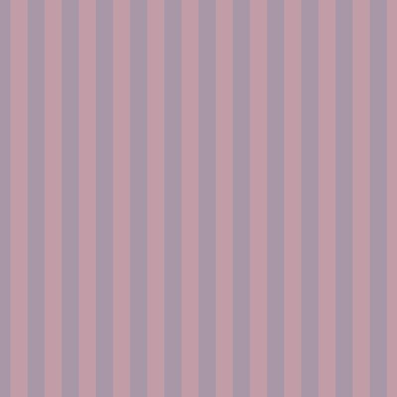 Thin Stripe Wallpaper in Dusty Lilac & Mauve Rose – fine, narrow stripes on a mauve rose ground