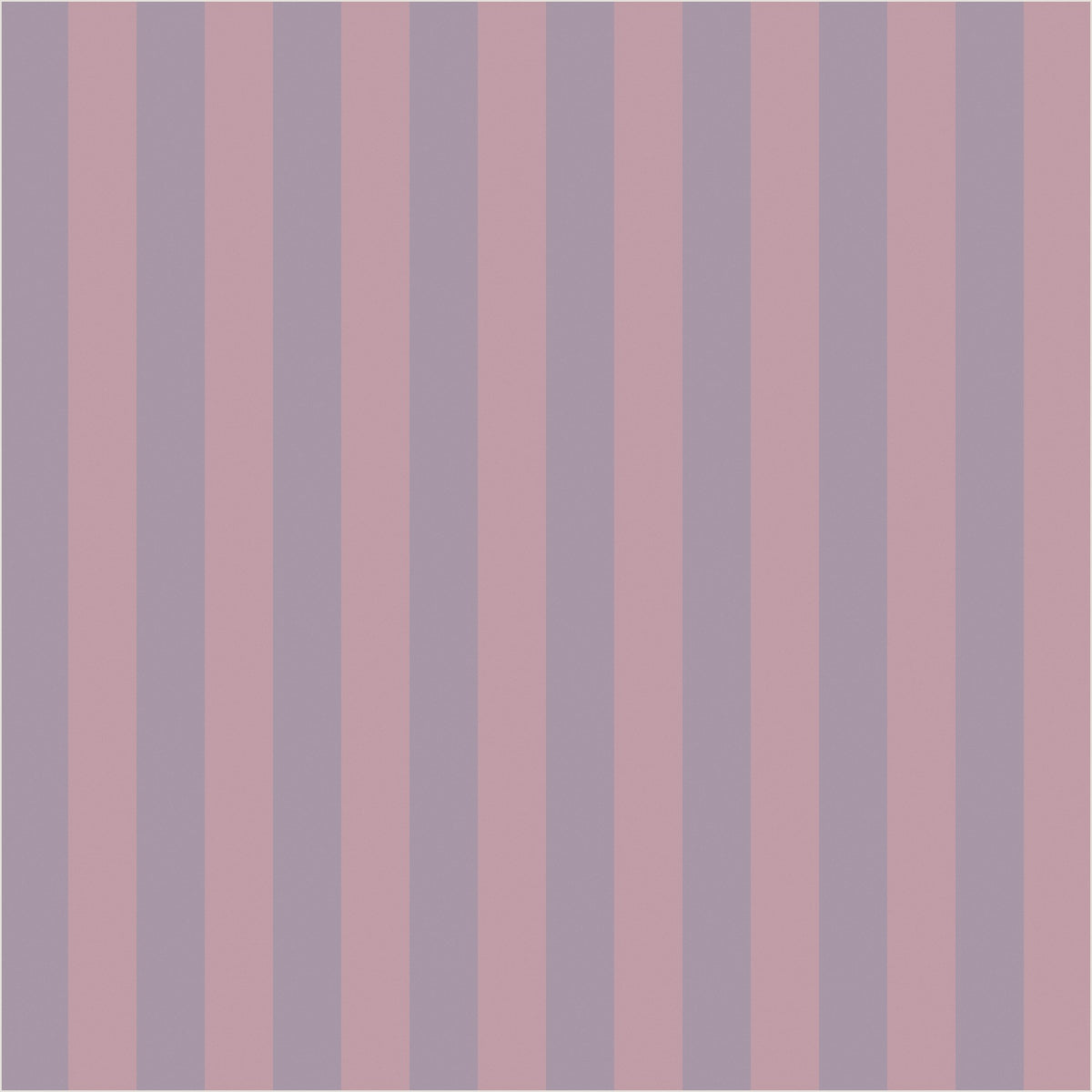 Dusty Lilac & Mauve Rose – Thin Stripe Wallpaper - true-scale 62 cm swatch