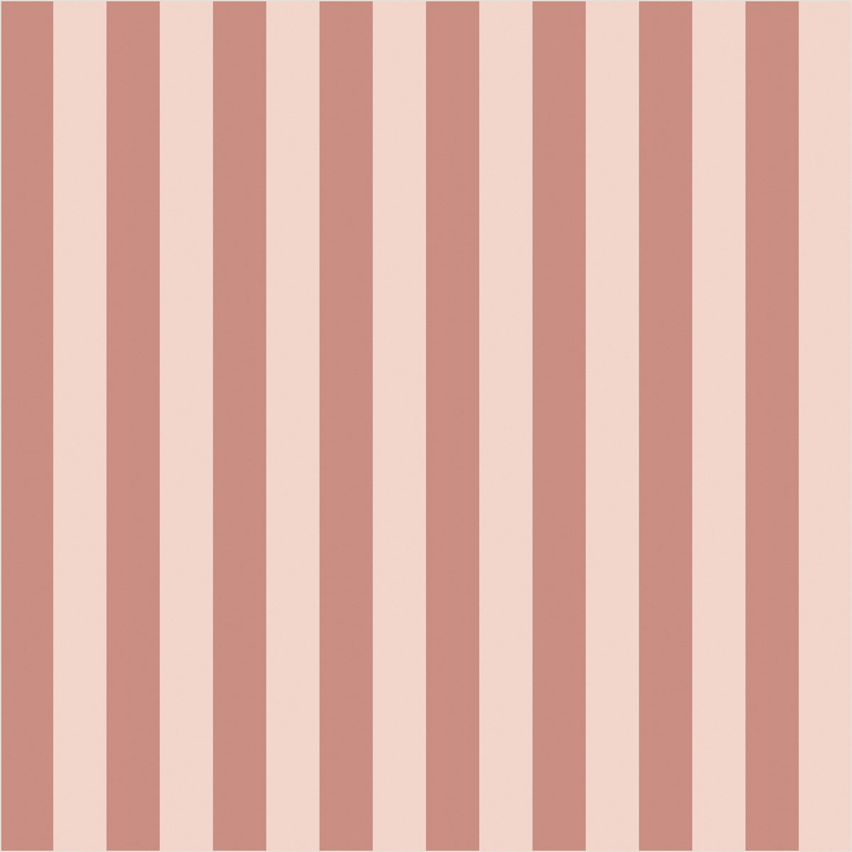 Dusty Rose & Apricot Blush – Thin Stripe Wallpaper - true-scale 62 cm swatch