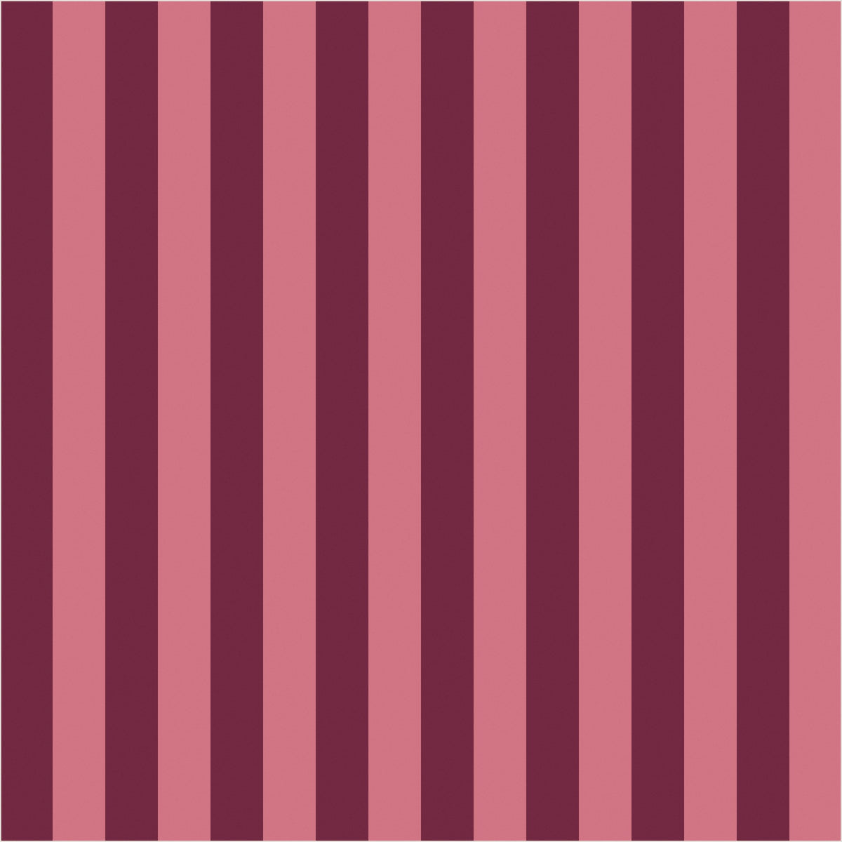 Merlot & Blush – Thin Stripe Wallpaper - true-scale 62 cm swatch