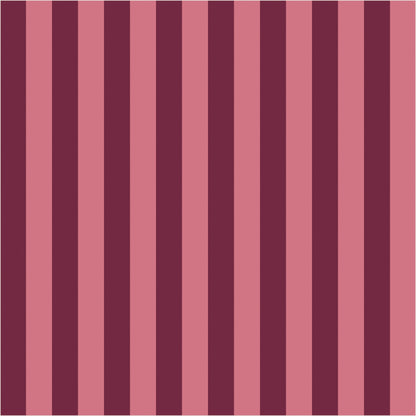 Merlot & Blush – Thin Stripe Wallpaper - true-scale 62 cm swatch