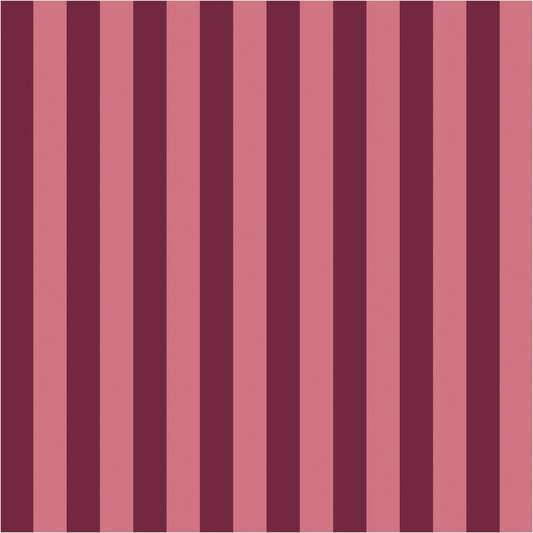 Merlot & Blush – Thin Stripe Wallpaper - true-scale 62 cm swatch