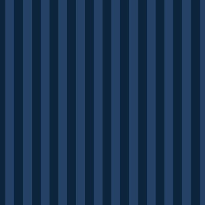 Thin Stripe Wallpaper in Midnight Navy & Indigo – fine, narrow stripes on an indigo ground
