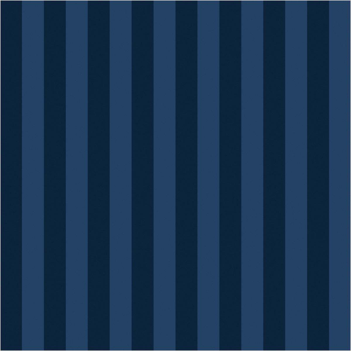 Midnight Navy & Indigo – Thin Stripe Wallpaper - true-scale 62 cm swatch