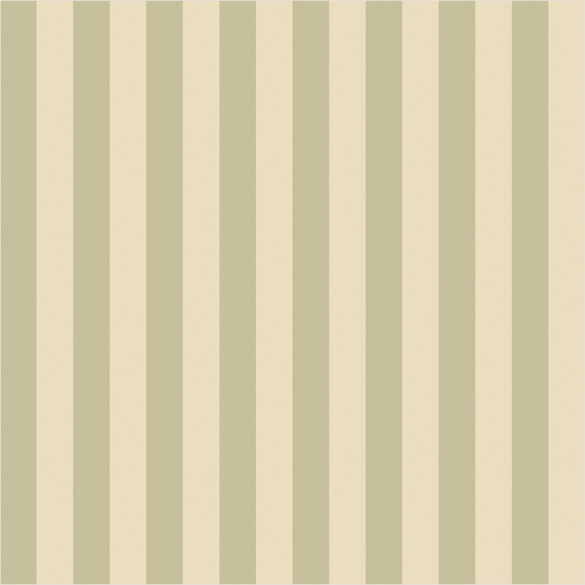Olive & Warm Sand – Thin Stripe Wallpaper - true-scale 62 cm swatch